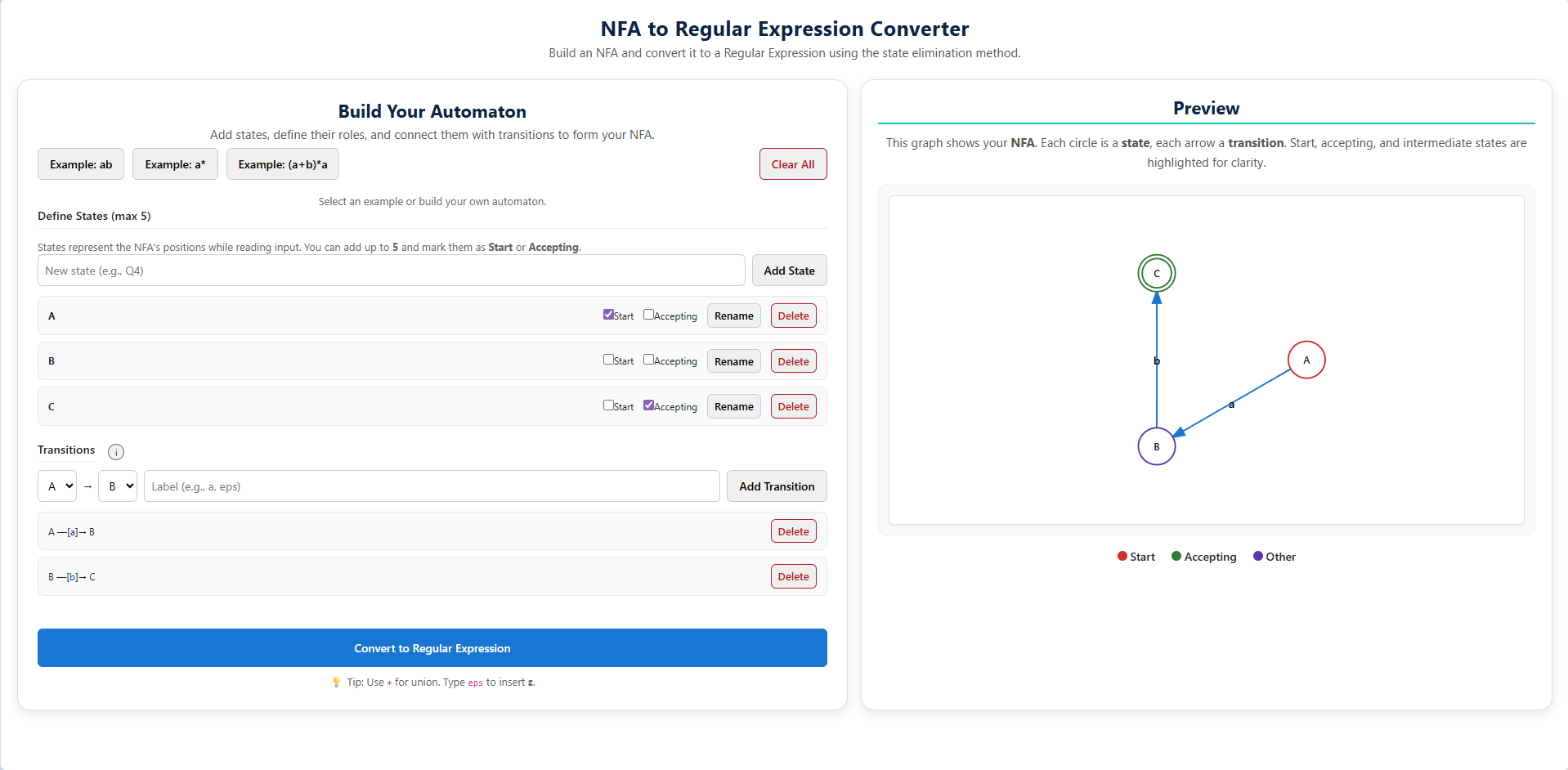Step 1 – Define States