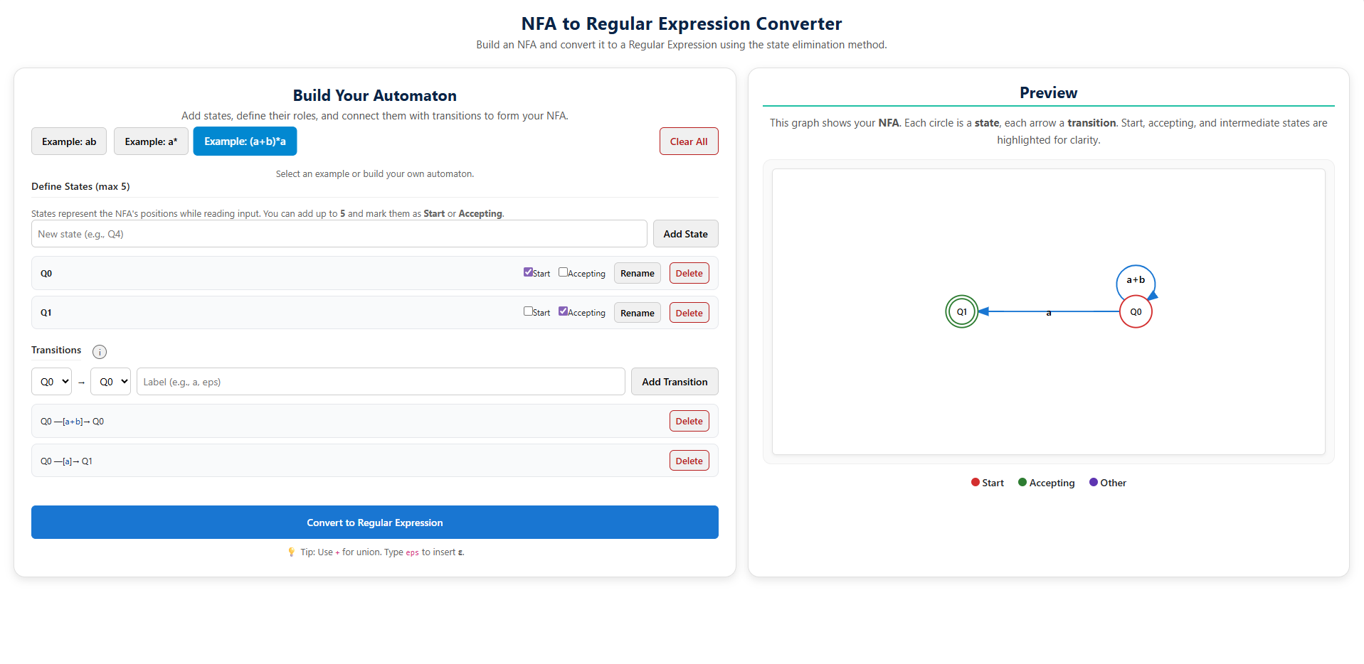 Step 2 – Configure NFA